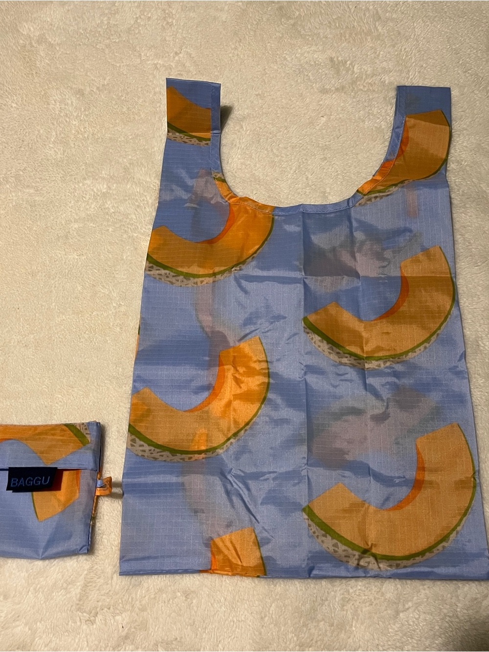 Baggu Baby Reusable in Cantaloupe Blue